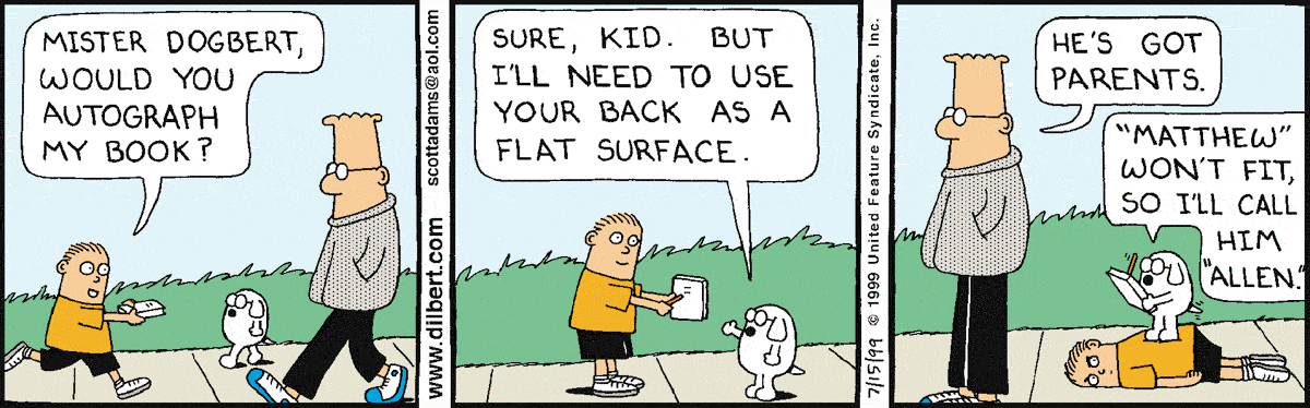 Dilbert Cartoon